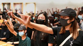 Hong Kong student protesters demand more support from their universities