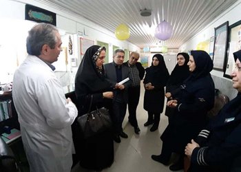 بازدید معاون درمان وزارت بهداشت از بیمارستان الزهرا(س) رشت
