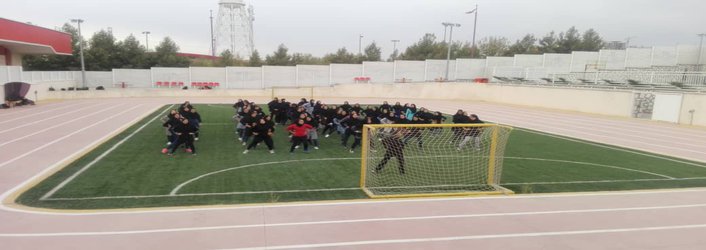 برگزاری ورزش صبحگاهی دانشجویان دانشگاه آزاد اسلامی قزوین