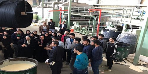 بازدید علمی از شرکت البرز صنعت چرم