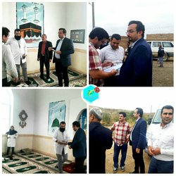 حضور تیم پزشکی در روستاهای بخش جنت آباد صالح آباد