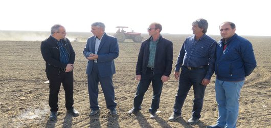 رئیس مرکز تحقیقات و آموزش کشاورزی و منابع طبیعی استان اردبیل از ایستگاه تحقیقات کشاورزی و منابع طبیعی مغان بازدید کرد