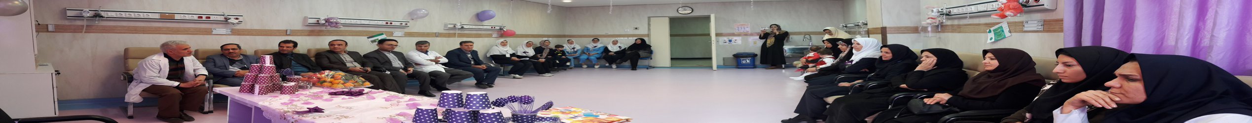 مراسم جشن شکوفه های نارس در مرکز آموزشی درمانی شهید دکتر بهشتی مراغه برگزار شد