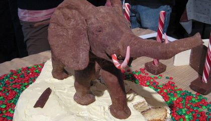 Smithsonian Archaeologist Crafts Science-Themed Cakes; This One Is an Elephantine Treat