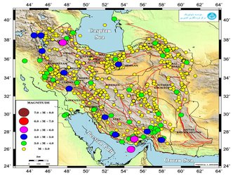 ثبت بیش از ۱۵۱۰ زمین‌لرزه در آبان ۱۳۹۸ توسط مرکز لرزه‌نگاری موسسه ژئوفیزیک