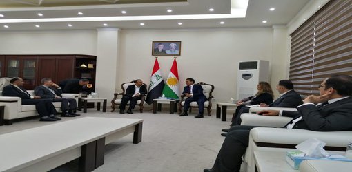 دیدار رئیس دانشگاه کردستان با وزیر آموزش عالی اقلیم کردستان عراق