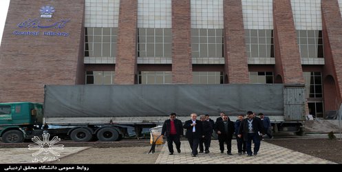 بازدید نماینده مشگین شهر در مجلس شورای اسلامی از پروژه های عمرانی دانشگاه محقق اردبیلی