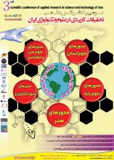 انتشار مقالات سومین کنفرانس علمی تحقیقات کاربردی در علوم و تکنولوژی ایران