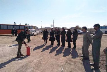 کارگاه آموزش اطفاء حریق در دانشگاه سیستان و بلوچستان برگزار شد