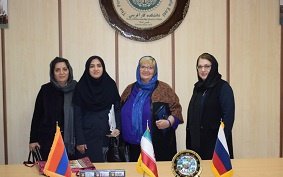 بازدید هیات بانوان کارآفرین و بازرگان ارمنستان، آبخازیا و روسیه از دانشکده کارآفرینی