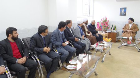 دیدار مسئولان دانشگاه لرستان با نماینده جدید ولی فقیه در استان لرستان و امام جمعه خرم‌آباد