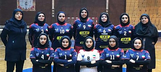 درخشش تیم والیبال دانشجویان دختر دانشگاه آزاد اسلامی قم