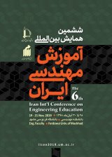 انتشار مقالات ششمین همایش بین المللی آموزش مهندسی ایران