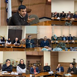 نشست رییس بیمارستان آیت ا... طالقانی با روسای بخشهای بالینی برگزار شد