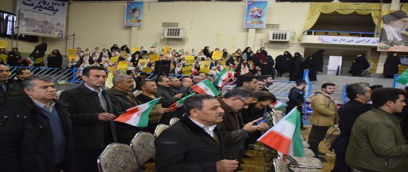 حضور دانشگاهیان دانشگاه کردستان در مراسم گرامیداشت حماسه ۹ دی