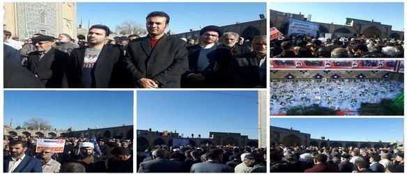 مراسم گرامیداشت حماسه ۹ دی در قزوین