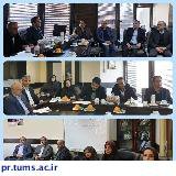 جلسه مشترک معاون فرهنگی دانشگاه با رئیس دبیرخانه شورای عالی سلامت و امنیت غذایی کشور برگزار شد