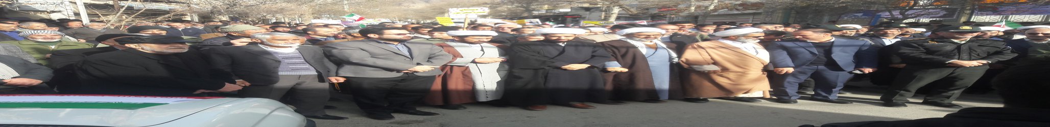 شرکت رییس وپرسنل دانشگاه آزاداسلامی هرسین درراهپیمایی ۹دی