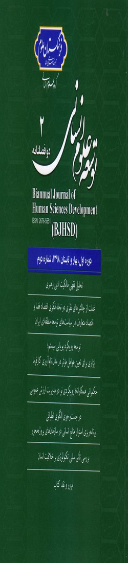 انتشار شماره دوم نشریه توسعه علوم انسانی