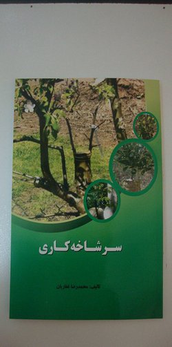 ویراستاری علمی کتاب"سر شاخه کاری" توسط محقق و عضو هیات علمی مرکز تحقیقات و آموزش کشاورزی و منابع طبیعی استان یزد