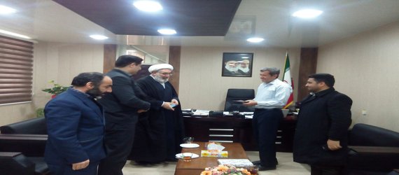 دیدار اعضای هیات رئیس دانشگاه آزاد اسلامی واحد هیدج با بخشدار مرکزی شهرستان ابهر