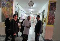 بازدید نوروزی کارشناس اداره بازرسی دانشگاه از بیمارستان 15 خرداد مهدیشهر