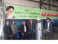 بازدید بازرس سازمان اوقاف و امورخیریه کشور از غرفه سلامت مستقردر امامزاده علی بن جعفر (ع) سمنان