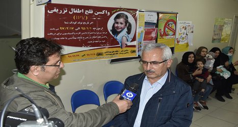 افتتاحیه نمادین طرح تکمیلی واکسیناسیون فلج اطفال در یاسوج