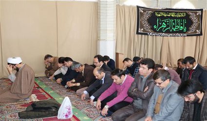 برگزاری مراسم عزاداری شهادت حضرت فاطمه زهرا (س) در دانشگاه آزاد اسلامی شهرکرد