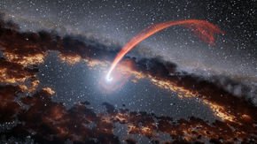 Black holes caught in the act of swallowing stars
