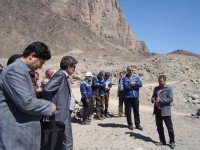 بازدید محققان دانشگاه یزد از معدن و کارخانه فسفات بافق