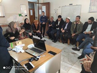 جلسه شورای بهداشتی در مرکز  خدمات جامع قره بلاغ (شهرستان علی آباد کتول )با حضور اعضا برگزار شد