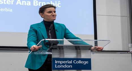 Serbian PM Ana Brnabić talks about country’s tech transformation at Imperial