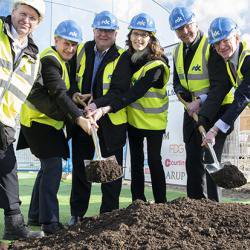 Ground-breaking ceremony celebrates start of construction work on new Heart and Lung Research Institute in Cambridge