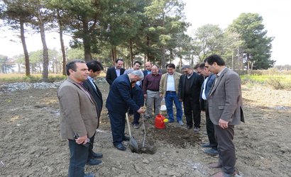 برگزاری مراسم روز درختکاری در مرکز تحقیقات و آموزش کشاورزی و منابع طبیعی استان اردبیل