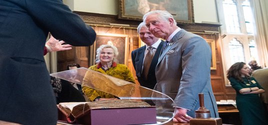 His Royal Highness The Prince of Wales visits Jesus College and Kellogg College