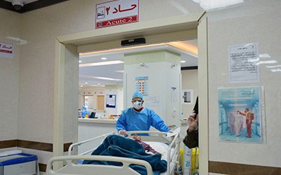 تلاش شبانه روزی طلایه داران عرصه سلامت بیمارستان امام حسن (ع) شاهرود