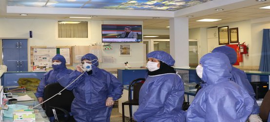 بازدید معاون و مدیران درمان دانشگاه ازبیمارستان سینا