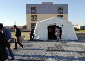 دبیر ستاد مبارزه با کرونا در استان بوشهر:
برپایی ۱۰۰ تخت بیمارستان سیار در محوطه دو بیمارستان استان بوشهر
