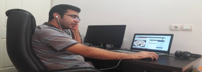 گزارش تصویری از برگزاری کلاسهای آنلاین اساتید واحد ساری
