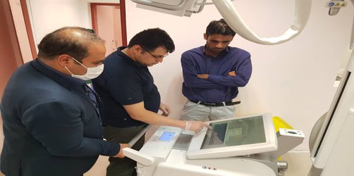 نصب اولین دستگاه رادیولوژی دیجیتال پرتابل در بیمارستان شهید جلیل یاسوج