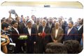 افتتاح بیمارستان ۱۷۲ تختخوابی شهدای قم با حضور رئیس مجلس و وزیر بهداشت