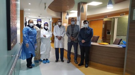 بازدید نوروزی معاونت درمان دانشگاه از بیمارستان شهید هاشمی نژاد