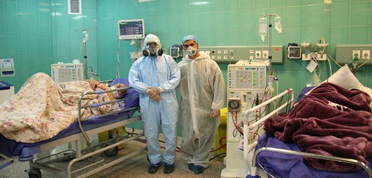 نصب و راه اندازی دستگاه دیالیز ویژه بیماران کرونایی در بیمارستان شهدای تجریش