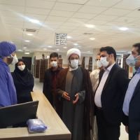 بازدید مسوول دفتر نهاد نمایندگی مقام معظم رهبری در دانشگاه علوم پزشکی فسا از بیمارستان حضرت ولیعصر(عج)