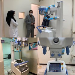 دستگاه رادیولوژی پرتابل در مرکز آموزشی درمانی فاطمیه