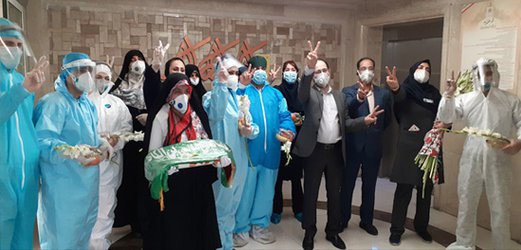 توزیع بسته های متبرک  آستان امامزاده صالح(ع) بین بیماران کرونایی بیمارستان شهدای تجریش