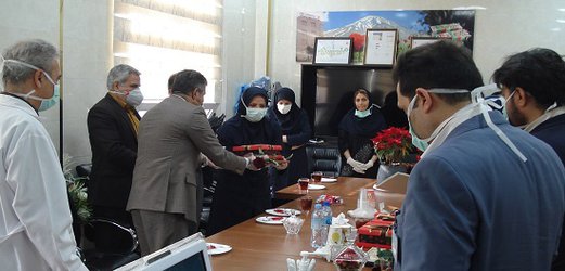 تقدیر شهردار منطقه ۱۵ تهران از کارکنان بیمارستان شهدای گمنام