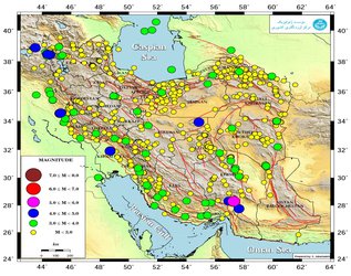 ثبت بیش از ۷۰۰ زمین‌لرزه در فروردین ‌ماه ۱۳۹۹ توسط مرکز لرزه‌نگاری موسسه ژئوفیزیک