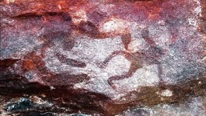 Mysterious ancient rock art may have been made with beeswax